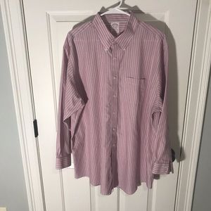 Brooks Brothers Striped Dress Shirt Size 17.5  33